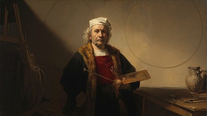 Self-Portrait with Two Circles (1665)